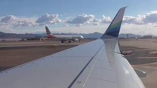 Alaska 737-900 takeoff from Phoenix Arizona
