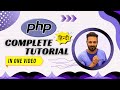 PHP Complete Course In Hindi Full Php Tutorial