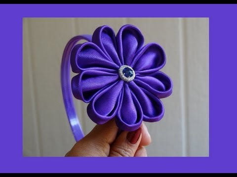 How to make fabric flower for headbands