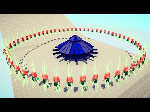 100X DRUID VS EVERY UNIT - CIRCLE #11 | TABS - Totally Accurate Battle Simulator