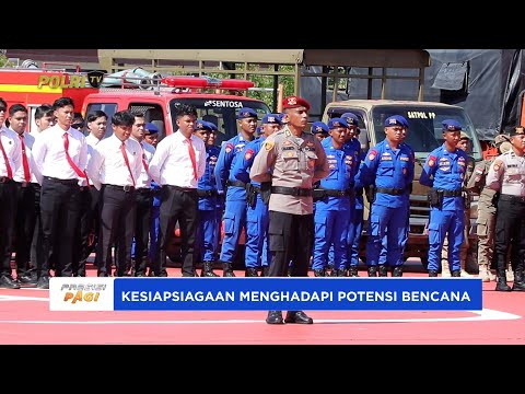POLDA KALTARA LAKSANAKAN APEL KESIAPSIAGAAN MENGHADAPI POTENSI BENCANA ALAM