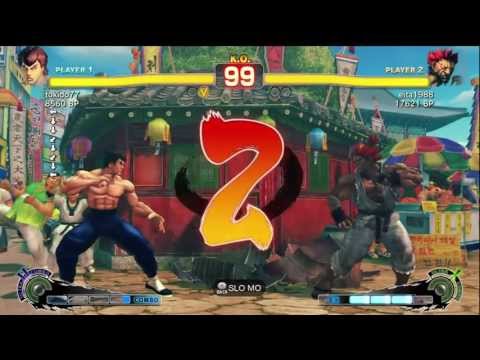 Tokido [Fei] vs Eita [Akuma] 2 of 3 SSF4 Japanese Online Ranked Matches - TRUE-HD