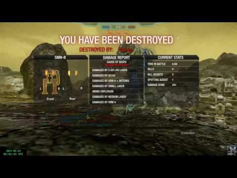 MWO PUG with ARC7 - Faction Invasion Domination - Caustic Valley
