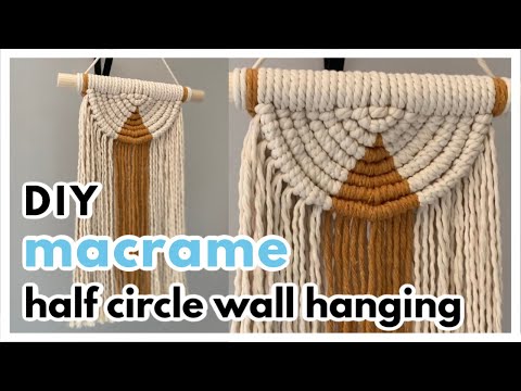 How To Make a DIY Fall Macrame Flower Wreath