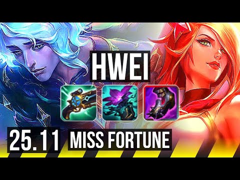 HWEI & Pyke vs MISS FORTUNE & Bard (ADC) | 7/2/11 | EUW Challenger | 25.11