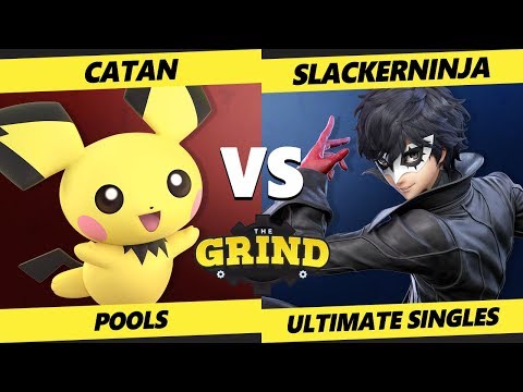 Smash Ultimate Tournament - SlackerNinja (Joker) Vs. Catan (Pichu) The Grind 109 SSBU WR2 - Pool 2
