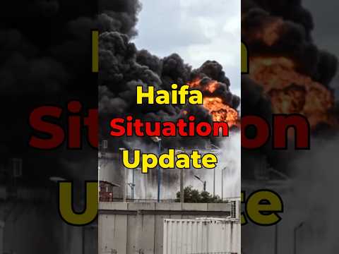 Iran Strikes Haifa Oil Refinery | Massive Fire at Israel Energy Hub