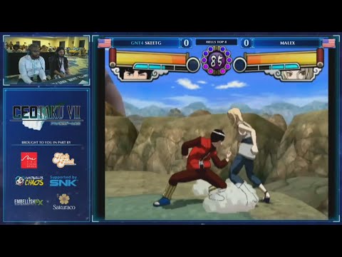 CEOTAKU 2023 Super Naruto CON 4 TOP 8 - GNT4 SKEETG vs MALEX