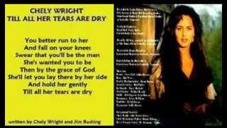 Chely Wright - Till All Her Tears Are Dry ( + lyrics 1994)