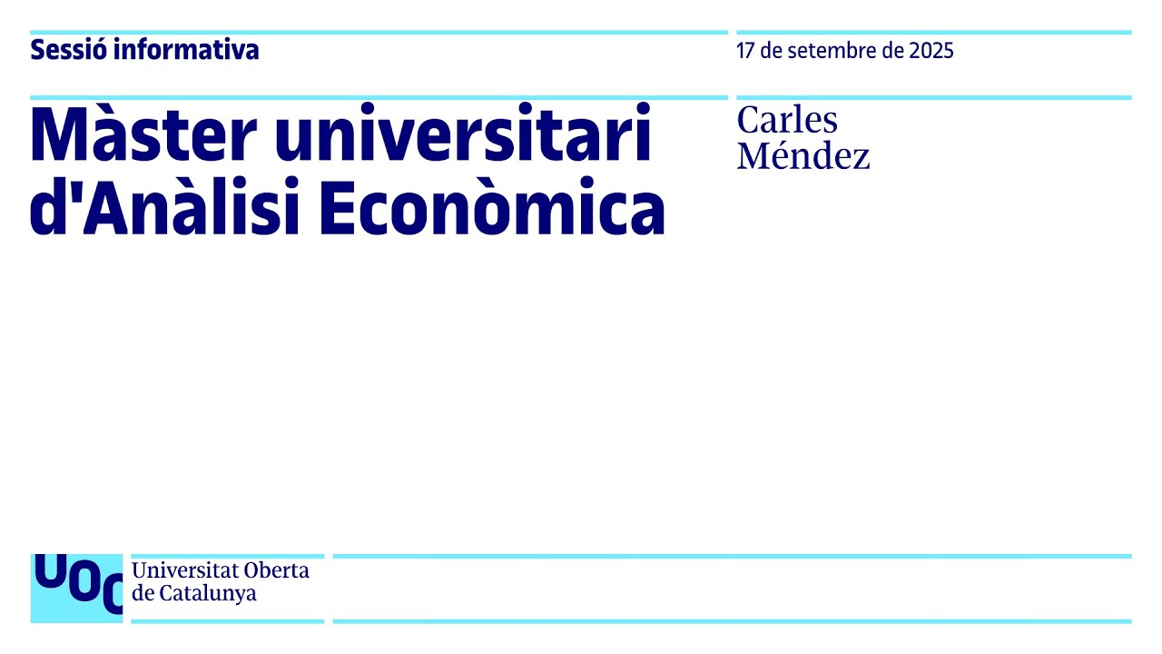 Presentació del programa video link