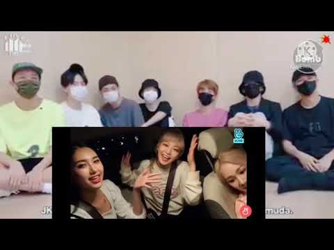 bts reagindo a Everglow dançando e cantando (idol , DDU -DU -DDU- DU ,kill this Love, how like that)