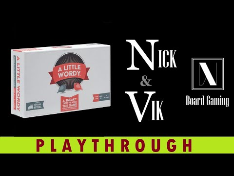 A Little Wordy Playthrough (2 Games in 15 minutes!)