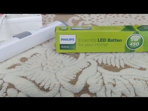 Philips astra max led panel light, warm white, square