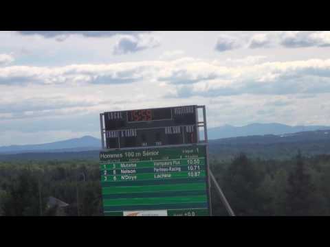 Homme 100 Metres Course Sénior - Provinciaux 2016