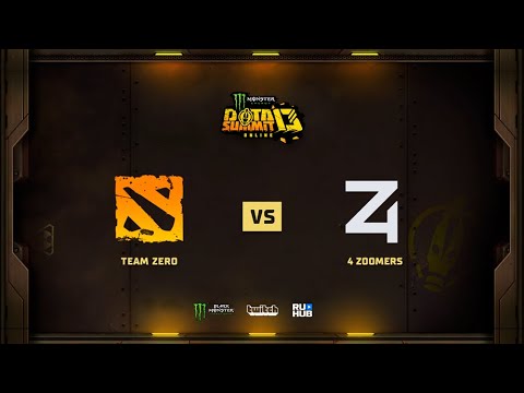Team Zero, vs 4 Zoomers, Monster Energy DOTA Summit 13: NA, bo2, game 2 [Mila & Adekvat]