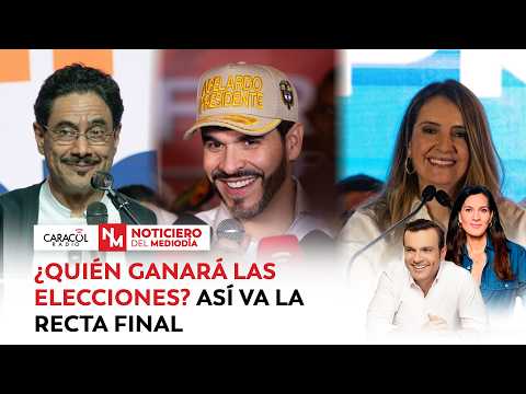Cepeda, Abelardo y Paloma: Guerra de encuestas y cierre de campaña EN VIVO Noticiero del Mediodía