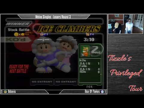 Tizzle's Priviliged Tour (Singles) - Tiger (Ice Climbers) Vs. Tyrone (Fox/Peach)