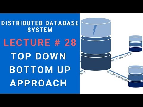 Top Down and Bottom Up Approach in Distributed Database System Lecture 28