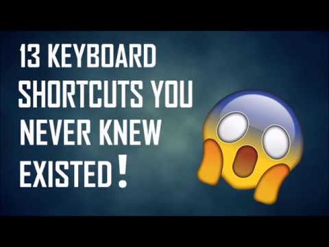 13 Keyboard Shortcuts You Never Knew Existed