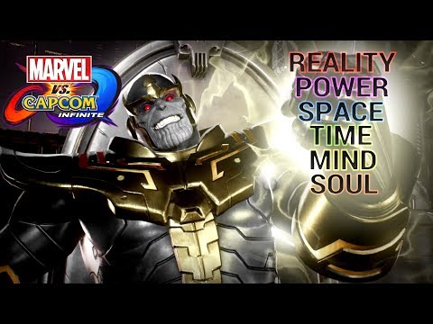 Marvel VS. Capcom: Infinite (MVCI) - Thanos Combos with All Infinity Stones