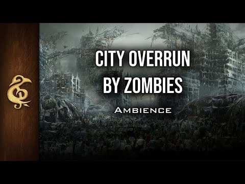City Overrun by Zombies | Stressing ASMR Ambience | 1 Hour
