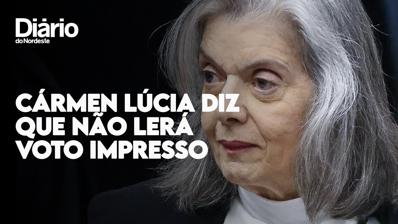 Imagem da notícia Cármen Lúcia diz que não lerá voto impresso, e Dino brinca: 'Se tem eletrônico não precisa, né?'