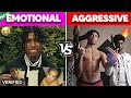 RAPPERS MOST EMOTIONAL SONG Vs RAPPERS MOST LIT SONG