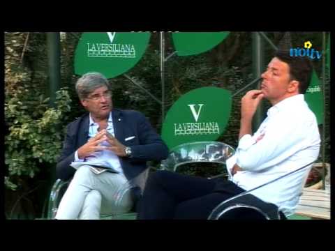 Renzi grande mattatore al Caffè della Versiliana