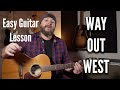 Way Out West - James Blundell & James Reyne - Acoustic Guitar Lesson