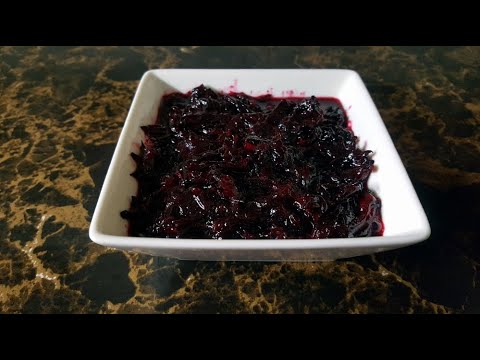 Jamaican Sorrel Chutney Recipe| The Real Jamaican sorrel Jam| Yard Cooking Jamaica