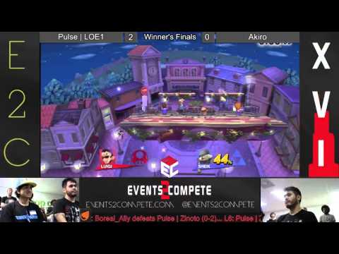 E2C XVI Singles: Akiro (Sheik) vs. LOE1 (Luigi) - WF