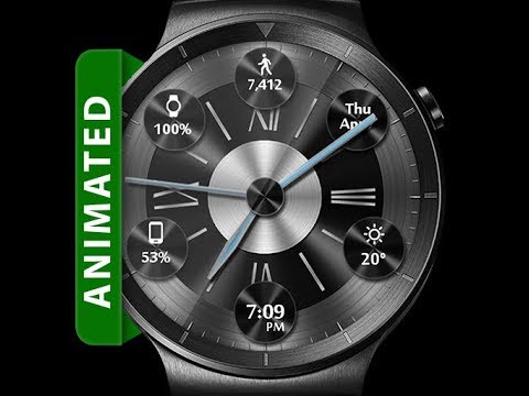 Brushed Metal HD Watch Face &  Video