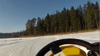 preview picture of video 'Pro ice karting in Estonia 5 (2012)'