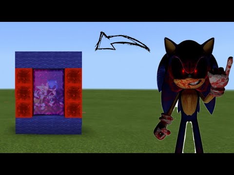 UzeMing - HOW TO MAKE A SONIC.EXE PORTAL - MINECRAFT