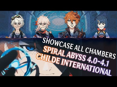 Childe International All Chambers with fake C2 kazuha before abyss reset