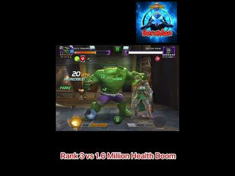 Rank 3 IHulk vs 1.6 Million Health Dr. Doom #mcoc
