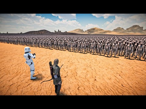 LEGOLAS & STORMTROOPER VS 1,000,000 ZOMBIES - Ultimate Epic Battle