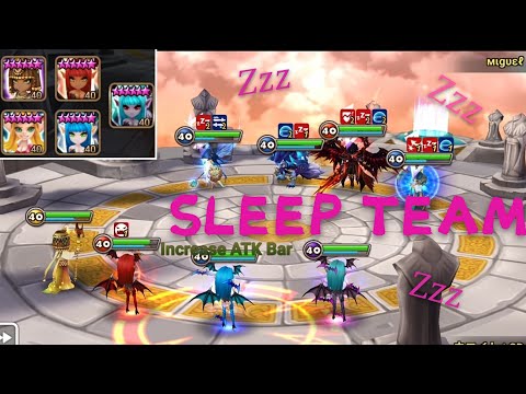 魔靈召喚 | 睡覺💤隊伍 | 3 魅 無限睡 | SUMMONERS WAR | SLEEP TEAM 💤 | 3 SUCCUBUS