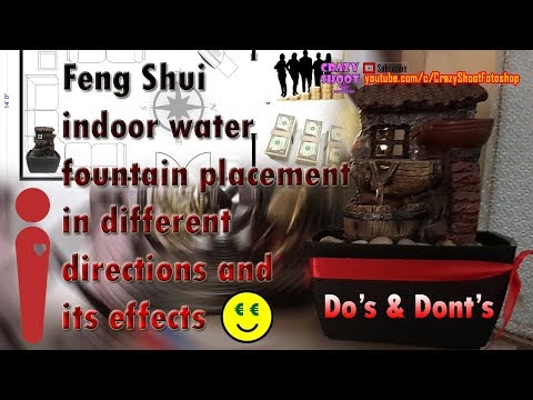 Feng Shui Indoor Water Fountain Placement Location and Directions