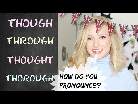 Part of a video titled THOUGHT| THOROUGH | British English Pronunciation - YouTube
