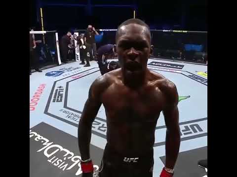 Adesanya speaks native language after tko
