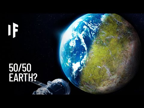 What If Earth Was Half Land and Half Water?