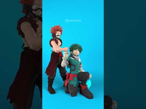 Deku and Kirishima take Hero photos together! MHA #181 #shorts