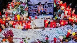 İspanya: Madrid'de göstericiler evinden atılan emekli Maricarmen Abascal'ı anıyor