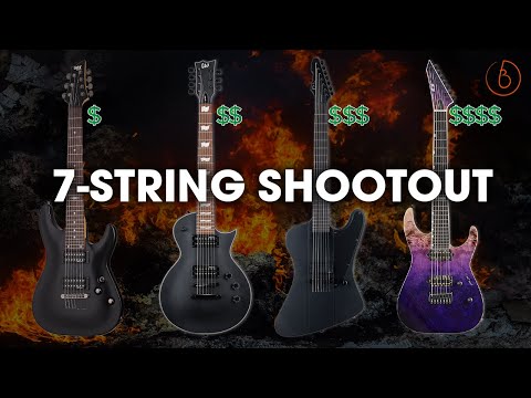 Do expensive guitars sound better? 7-String Shootout!