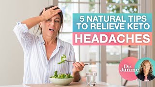 Headaches | 5 Natural Tips to Relieve Keto Headaches | Dr. J9 Live
