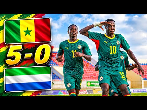 Sénégal u17 vs Sierra Leone u17 (5-0). Résumé complet du match• HD Tournoi UFOA-A U17 2026