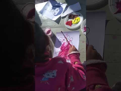 Fiesta Cierre de Vacaciones, Ullum, San Juan, Argentina 🇦🇷 Chicos dibujando y pintando