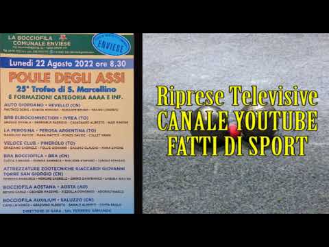 Bocce : Poule Degli Assi  -  Envie (CN) -  22 Lunedi Agosto 2022