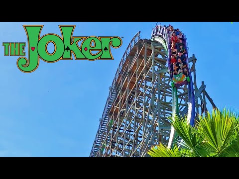 Off-ride footage of a Joker train